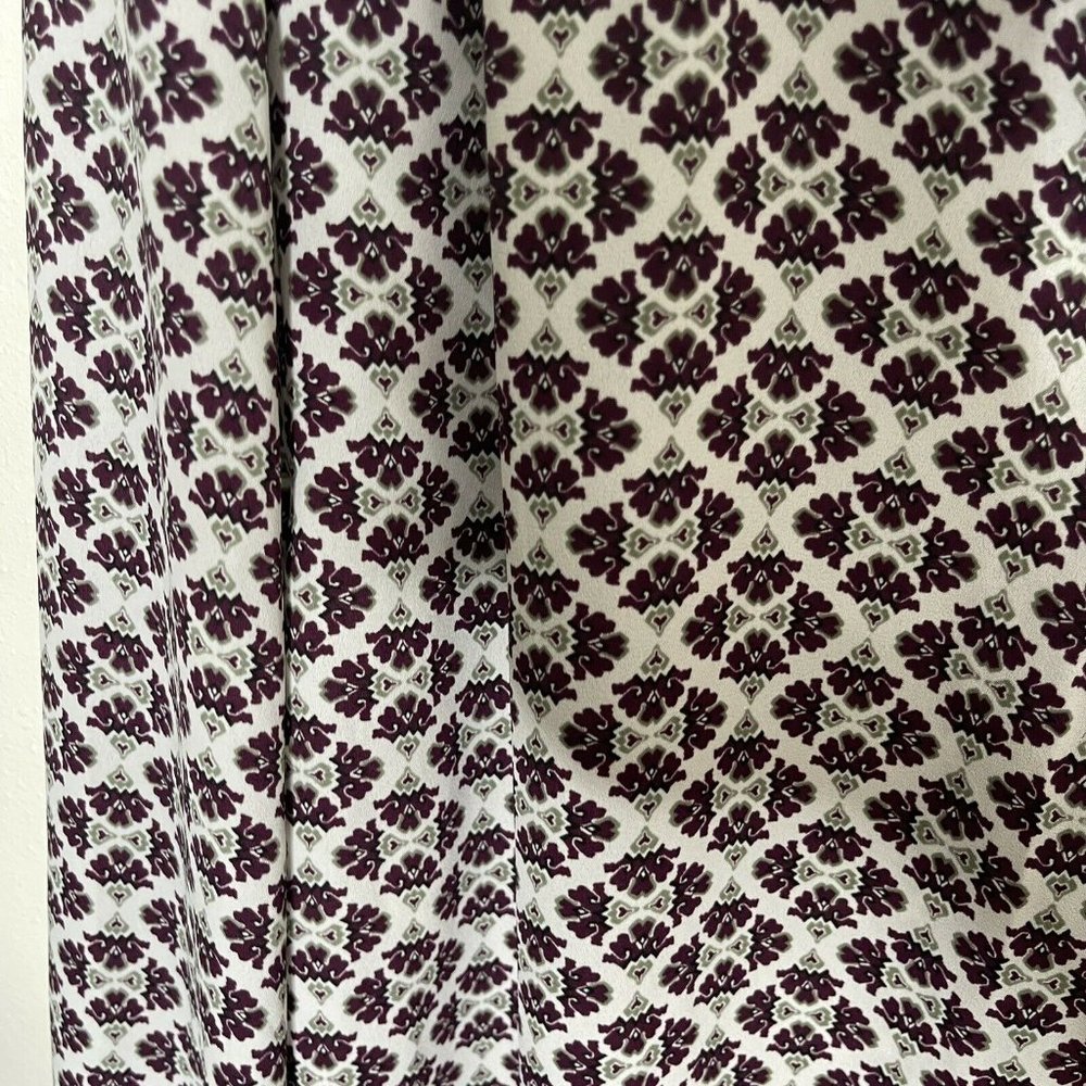 ANN TAYLOR LOFT Long Sleeve floral blouse Size Lar - Picture 4 of 8